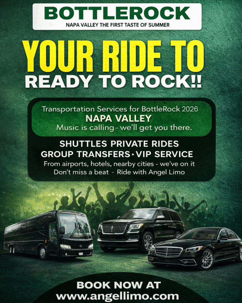 Transportation Service for Bottlerock Napa Valley 2026 |