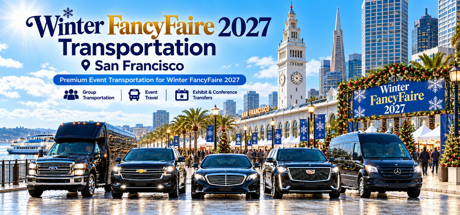 Winter Fancy Faire 2027 Transportation in San Francisco